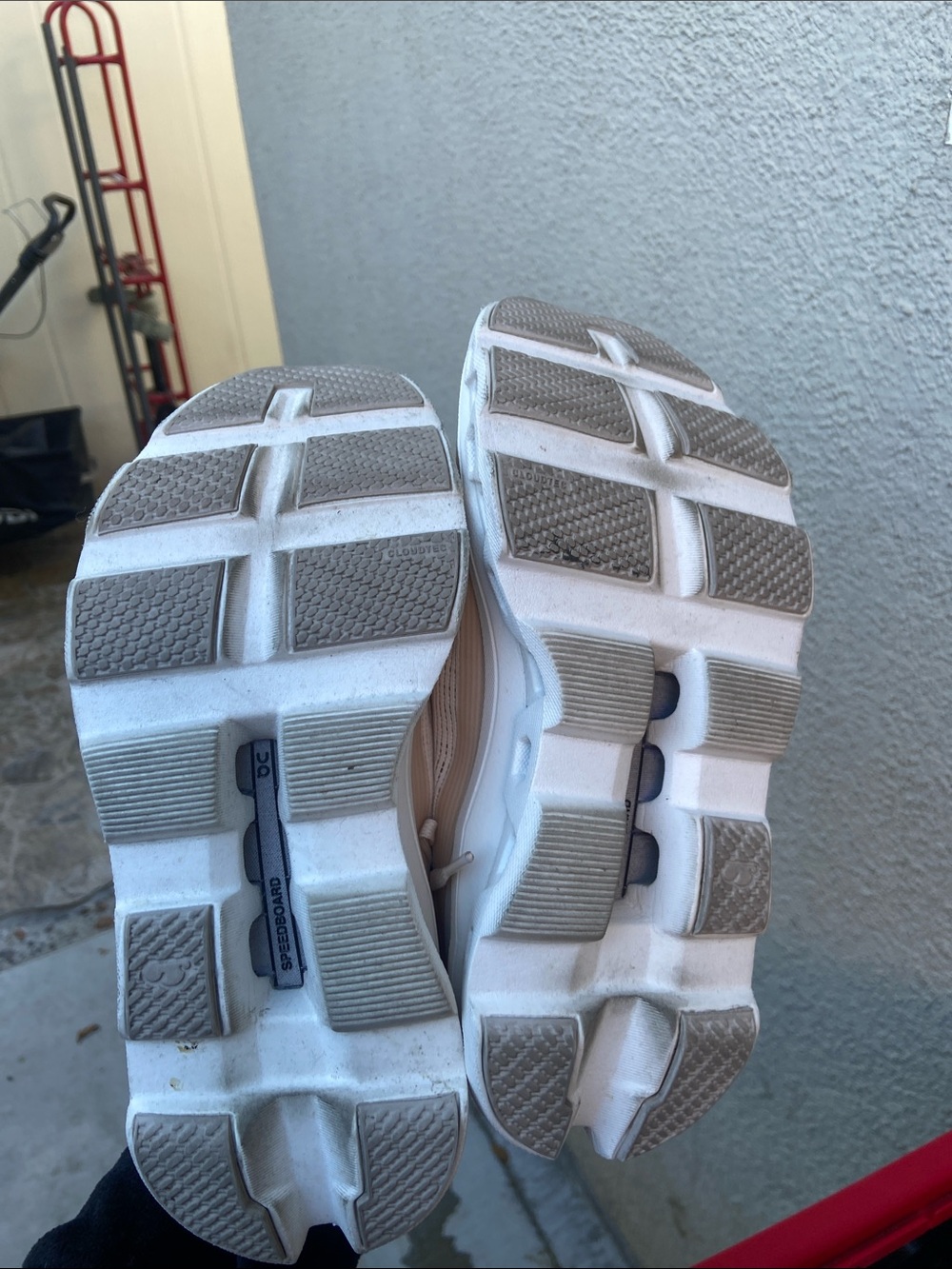 On Running Women's Athletic Sneakers in Light Pink/White - Picture 5 of 5